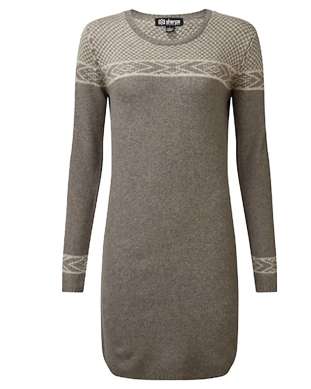 Maya Texture Dress in Maato Grey | Maato Grey