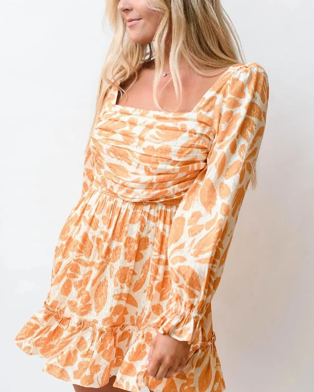 Fritz Dress in Mustard/Ivory | Mustard/Ivory