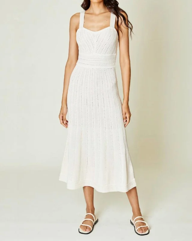 Layla Dress in Cream | Cream