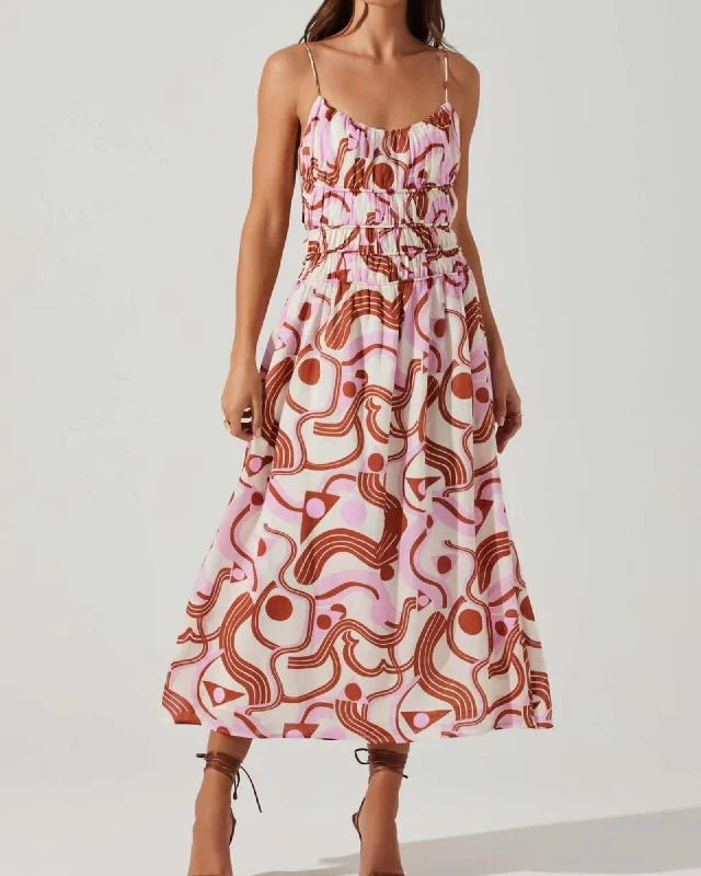 Suzy Dress In Abstract Print | Abstract Print