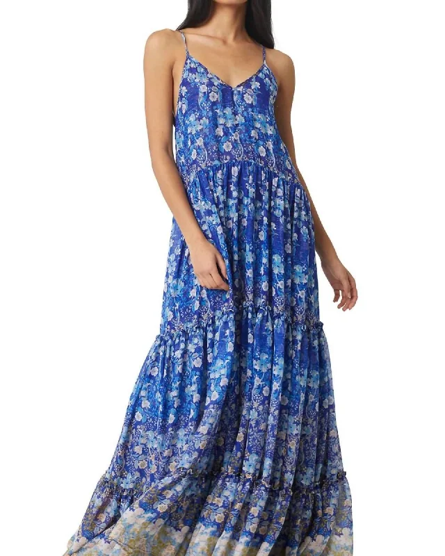 Kali Dress in Lapis Ombre | Lapis Ombre