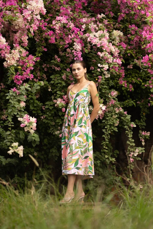 A-LINE FLARE STRAPPY DRESS