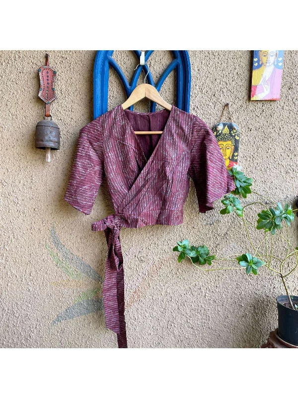 Nude Pink Cotton Blouse