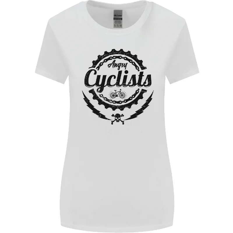 Angry Cyclist Funny Bicycle Bike Womens Wider Cut T-Shirt Houndstooth Herringbone Solid Angry Cyclist Funny Bicycle Bike Womens Wider Cut T-Shirt Houndstooth Herringbone Solid