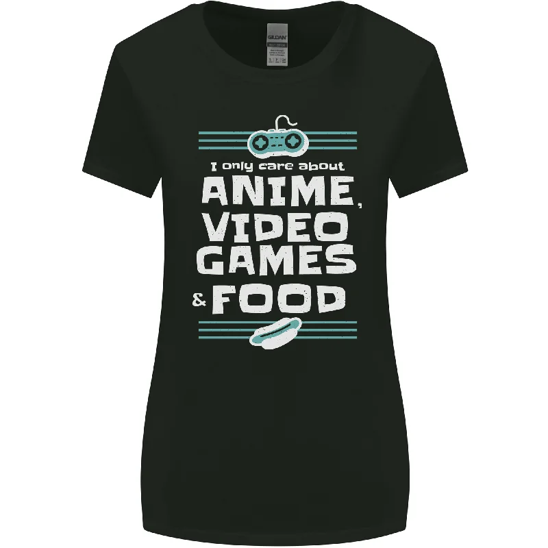Anime Video Games & Food Funny Womens Wider Cut T-Shirt Terry Blend Velvet Blend Canvas Blend Anime Video Games & Food Funny Womens Wider Cut T-Shirt Terry Blend Velvet Blend Canvas Blend