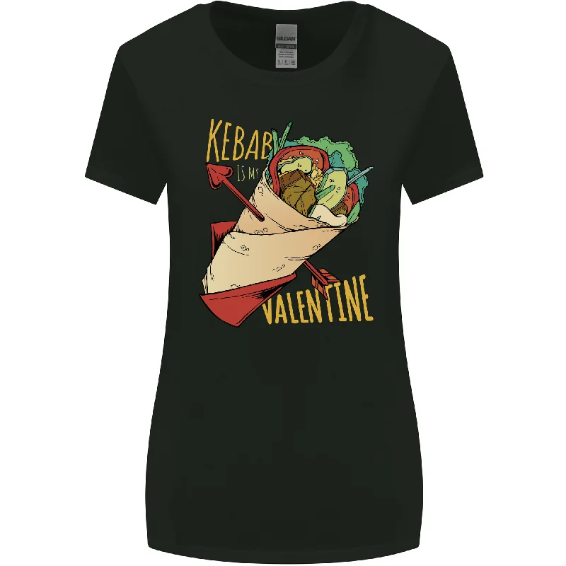 Anti Valentines Day Singles Day Kebab Womens Wider Cut T-Shirt Boxy Fit Fitted Loose Anti Valentines Day Singles Day Kebab Womens Wider Cut T-Shirt Boxy Fit Fitted Loose
