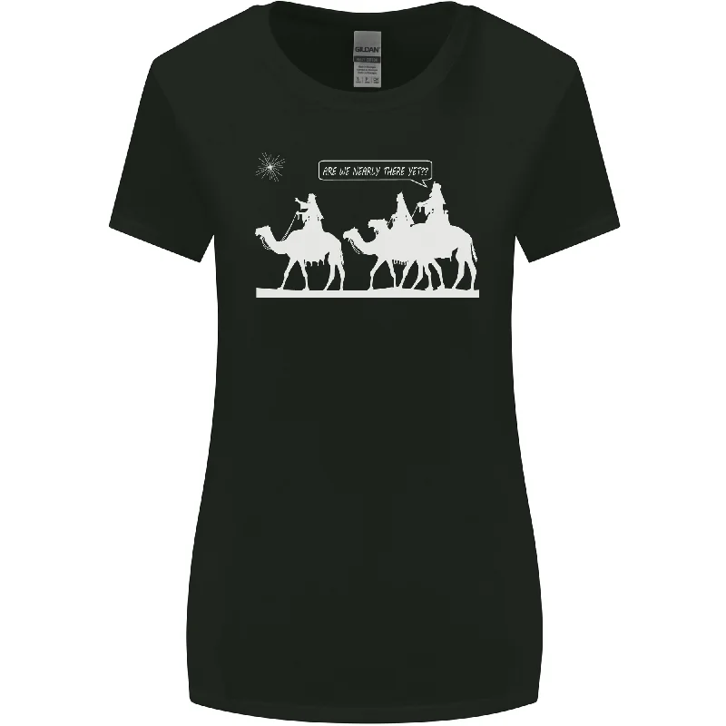 Are We Nearly there Yet? Funny Christmas Womens Wider Cut T-Shirt Zippered Buttoned Snapped Are We Nearly there Yet? Funny Christmas Womens Wider Cut T-Shirt Zippered Buttoned Snapped