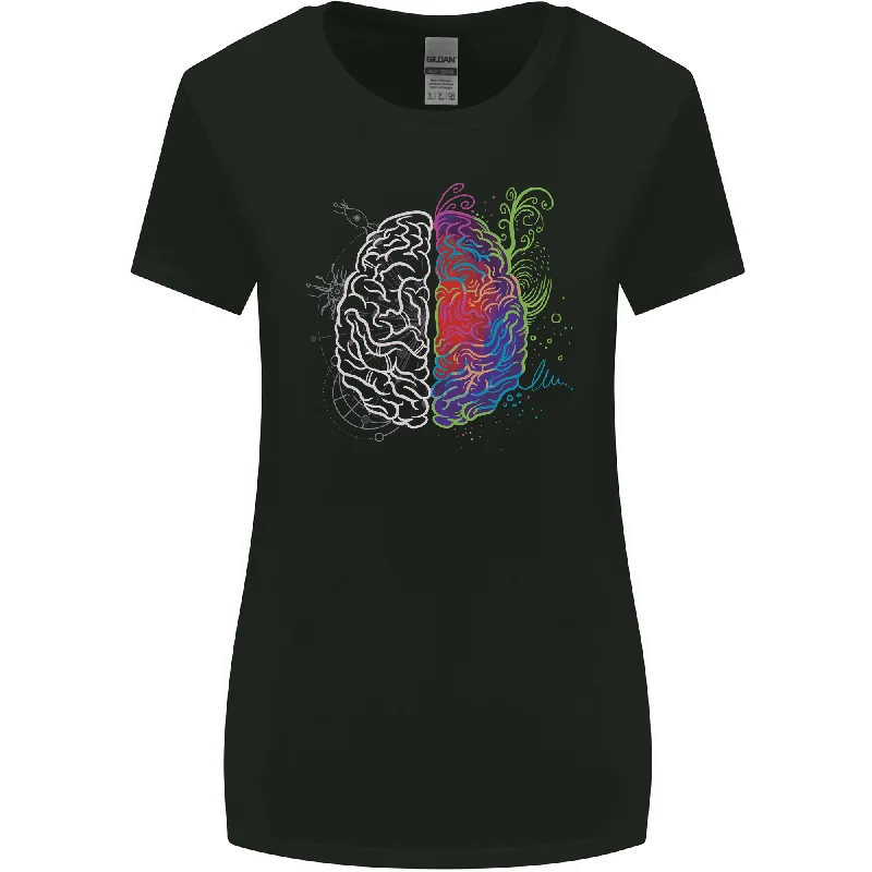 Artistic Technical Brain Artist Engineer Womens Wider Cut T-Shirt Zippered Front Buttoned Front Snap Front Artistic Technical Brain Artist Engineer Womens Wider Cut T-Shirt Zippered Front Buttoned Front Snap Front