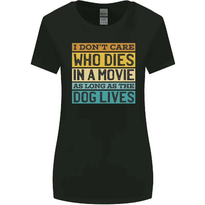 As Long as the Dog Lives Funny Movie Womens Wider Cut T-Shirt Notch Collar Peter Pan Collar Cowl Neck As Long as the Dog Lives Funny Movie Womens Wider Cut T-Shirt Notch Collar Peter Pan Collar Cowl Neck