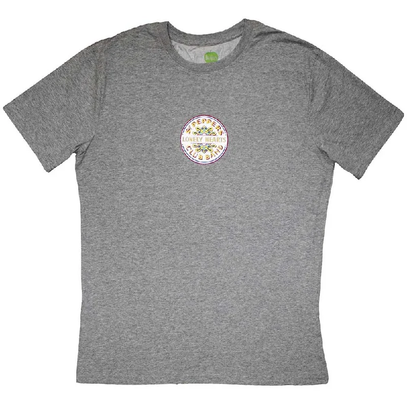 The Beatles | Official Band T-Shirt | Mini Sgt Pepper Drum Nylon Fabric Polyester Fabric Spandex Fabric The Beatles | Official Band T-Shirt | Mini Sgt Pepper Drum Nylon Fabric Polyester Fabric Spandex Fabric