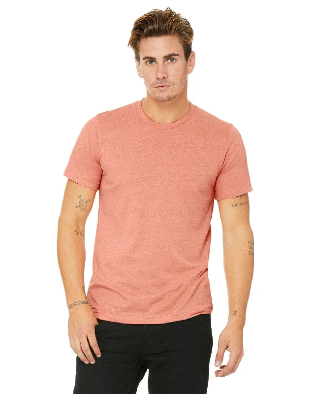 Bella+Canvas Unisex Heather CVC T-Shirt | Heather Sunset Satin Fabric Silk Fabric Chiffon Fabric Bella+Canvas Unisex Heather CVC T-Shirt | Heather Sunset Satin Fabric Silk Fabric Chiffon Fabric