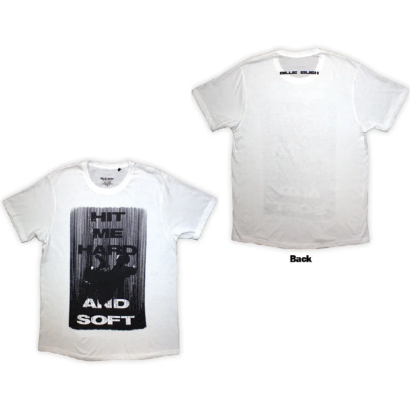 Billie Eilish | Official Band T-Shirt | Hit Me Hard And Soft Falling (Back Print) Rayon Velvet Corduroy Billie Eilish | Official Band T-Shirt | Hit Me Hard And Soft Falling (Back Print) Rayon Velvet Corduroy