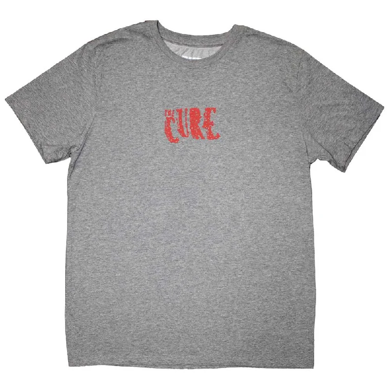 The Cure | Official Band T-Shirt | Mini Logo Chenille Blend Fleece Blend Nylon Blend The Cure | Official Band T-Shirt | Mini Logo Chenille Blend Fleece Blend Nylon Blend