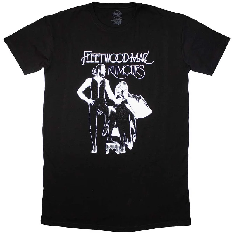 Fleetwood Mac | Ladies Official Band T-Shirt Dress | Rumours Mesh Blend Leather Blend Suede Blend Fleetwood Mac | Ladies Official Band T-Shirt Dress | Rumours Mesh Blend Leather Blend Suede Blend