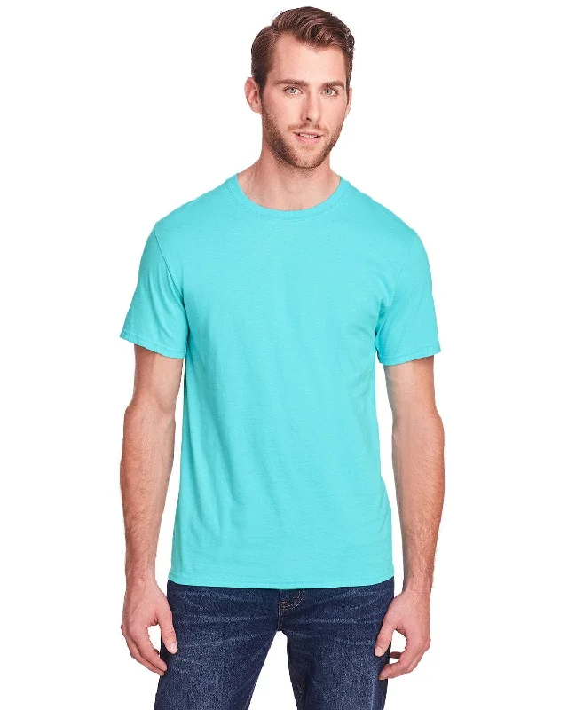 Fruit of the Loom Adult ICONIC T-Shirt | Scuba Blue Lace Blend Ribbed Blend Corduroy Blend Fruit of the Loom Adult ICONIC T-Shirt | Scuba Blue Lace Blend Ribbed Blend Corduroy Blend
