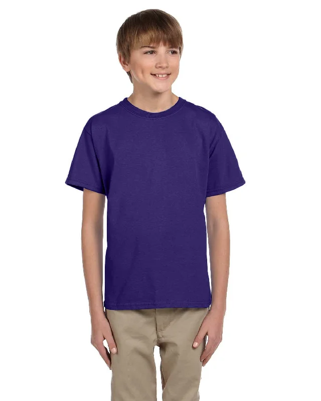 Fruit of the Loom Youth T-Shirt | Deep Purple Wool Fabric Cashmere Fabric Tweed Fabric Fruit of the Loom Youth T-Shirt | Deep Purple Wool Fabric Cashmere Fabric Tweed Fabric