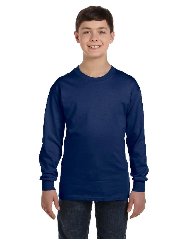 Gildan Youth Heavy Cotton Long Sleeve T-Shirt | Navy Spandex Blend Rayon Blend Denim Blend Gildan Youth Heavy Cotton Long Sleeve T-Shirt | Navy Spandex Blend Rayon Blend Denim Blend