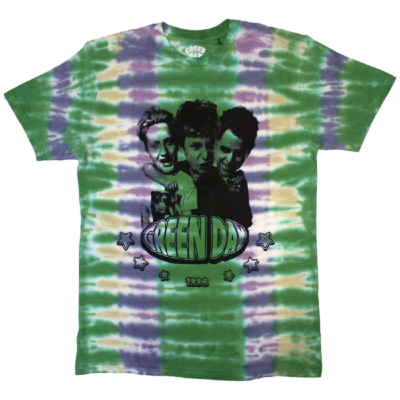 Green Day | Official Band T-Shirt | Trio (Wash Collection) Chenille Blend Fleece Blend Nylon Blend Green Day | Official Band T-Shirt | Trio (Wash Collection) Chenille Blend Fleece Blend Nylon Blend