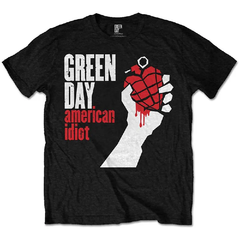 Green Day | Official Kids Band T-Shirt | American Idiot Lace Blend Ribbed Blend Corduroy Blend Green Day | Official Kids Band T-Shirt | American Idiot Lace Blend Ribbed Blend Corduroy Blend