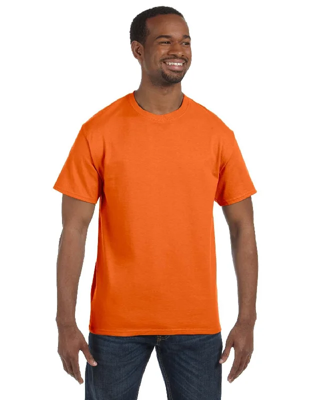 Hanes Authentic-T T-shirt | Orange Machine Wash Dry Clean Hand Wash