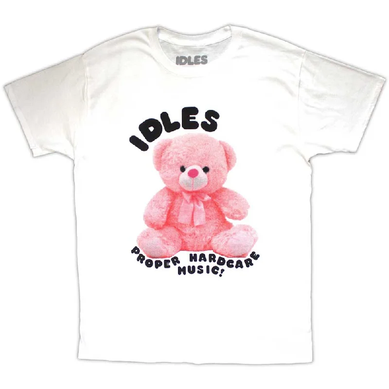 Idles | Official Band T-Shirt | Proper Hardcore Hooded Caped Shawl Collar