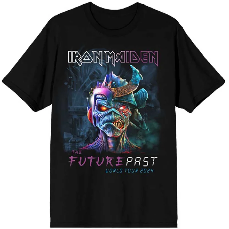 Iron Maiden |Official Band T-Shirt | The Future Past World Tour '24 Houndstooth Herringbone Solid Iron Maiden |Official Band T-Shirt | The Future Past World Tour '24 Houndstooth Herringbone Solid