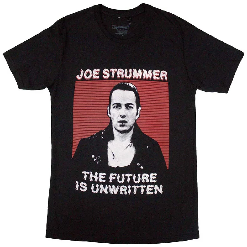 Joe Strummer | Official Band T-Shirt | The Future Is Unwritten Solid Color Striped Floral Joe Strummer | Official Band T-Shirt | The Future Is Unwritten Solid Color Striped Floral