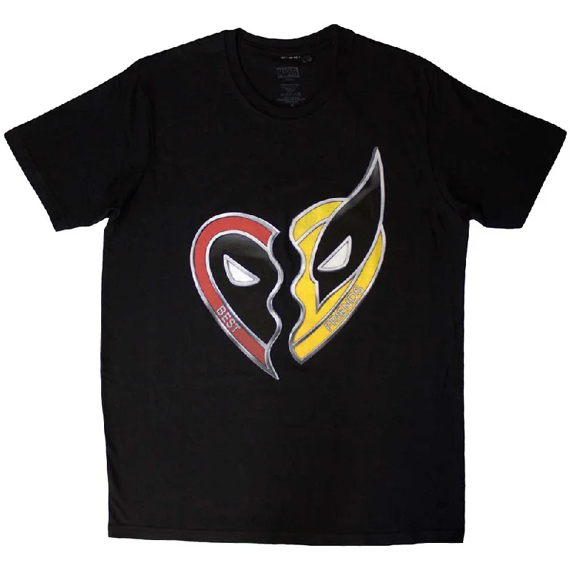 Marvel Comics | Official Band T-Shirt | Deadpool Best Friends Anti-Shrink Durable Soft Marvel Comics | Official Band T-Shirt | Deadpool Best Friends Anti-Shrink Durable Soft