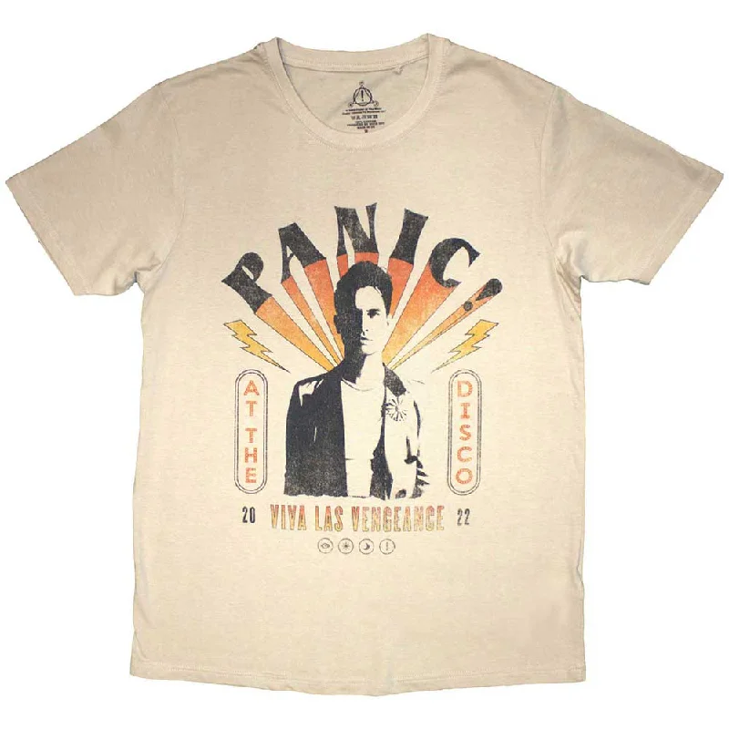 Panic! At The Disco | Official Band T-Shirt | Viva Chenille Fabric Brocade Fabric Lace Fabric Panic! At The Disco | Official Band T-Shirt | Viva Chenille Fabric Brocade Fabric Lace Fabric