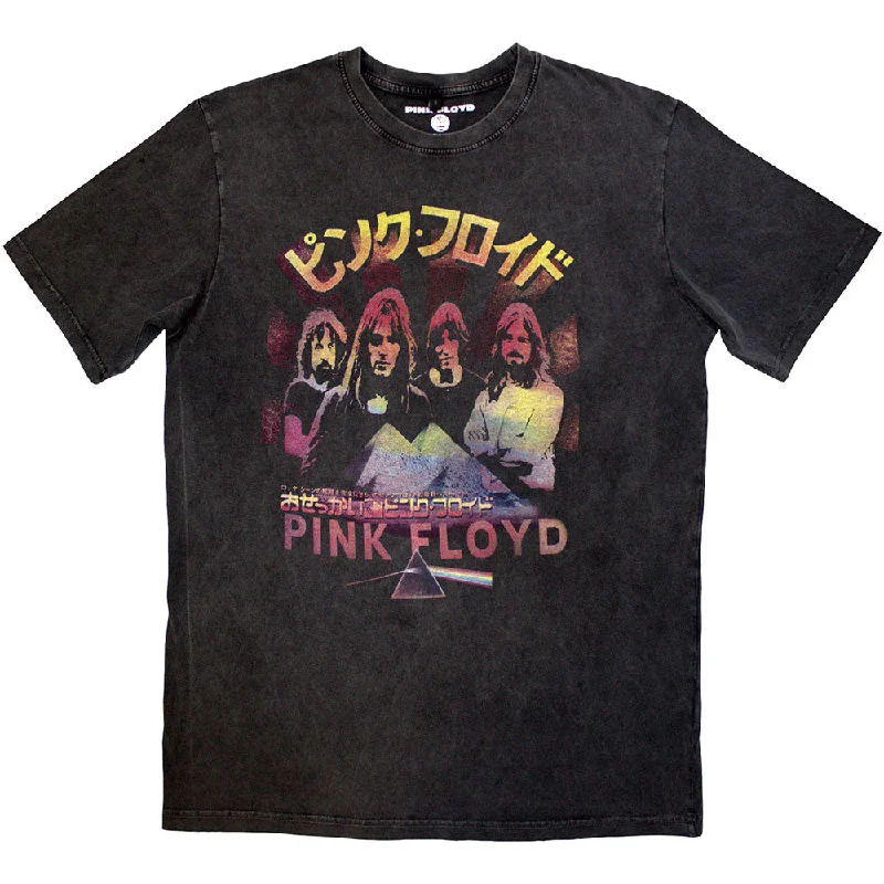 Pink Floyd | Official Stone Wash Band T-Shirt | Japan Poster Stone Wash Seamless Knitted Crochet Pink Floyd | Official Stone Wash Band T-Shirt | Japan Poster Stone Wash Seamless Knitted Crochet