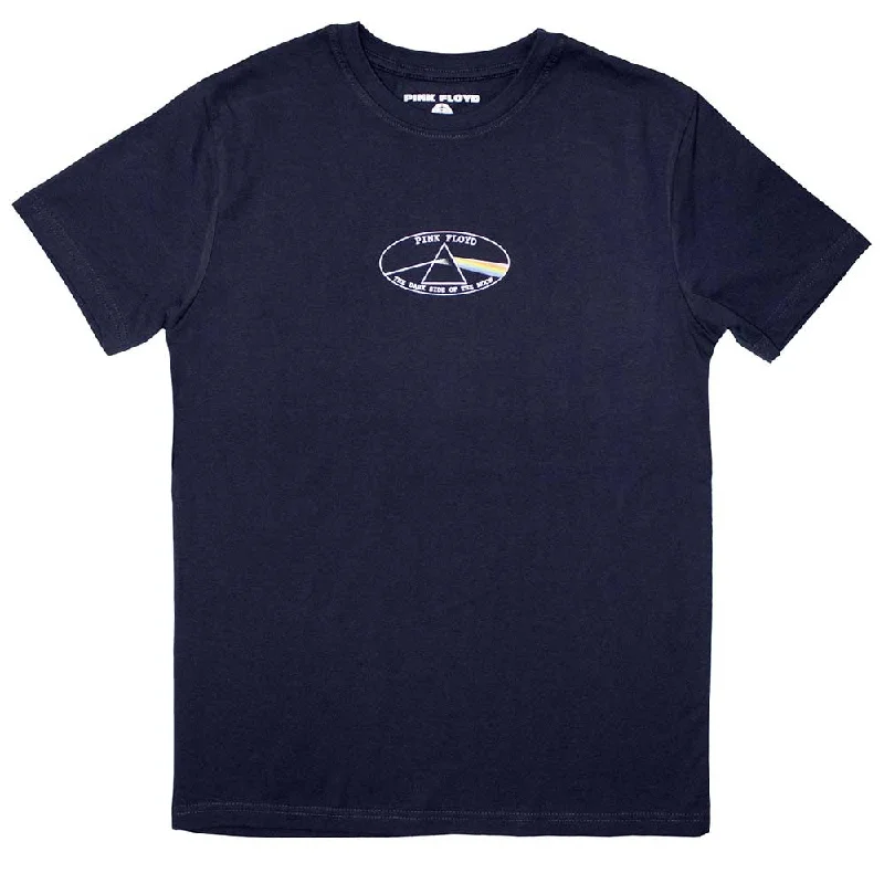 Pink Floyd | Official Band T-Shirt | Mini DSOTM Oval Terry Blend Velvet Blend Canvas Blend Pink Floyd | Official Band T-Shirt | Mini DSOTM Oval Terry Blend Velvet Blend Canvas Blend
