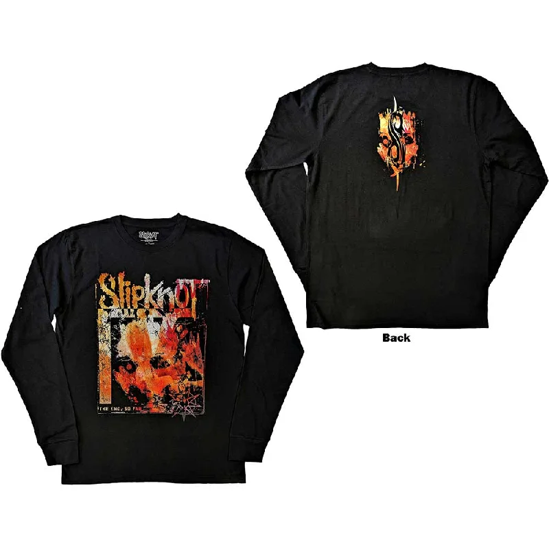 Slipknot | Official Band Long Sleeve T-Shirt | The End, So Far Pepper (Back Print) Polka Dot Checkered Tartan Slipknot | Official Band Long Sleeve T-Shirt | The End, So Far Pepper (Back Print) Polka Dot Checkered Tartan