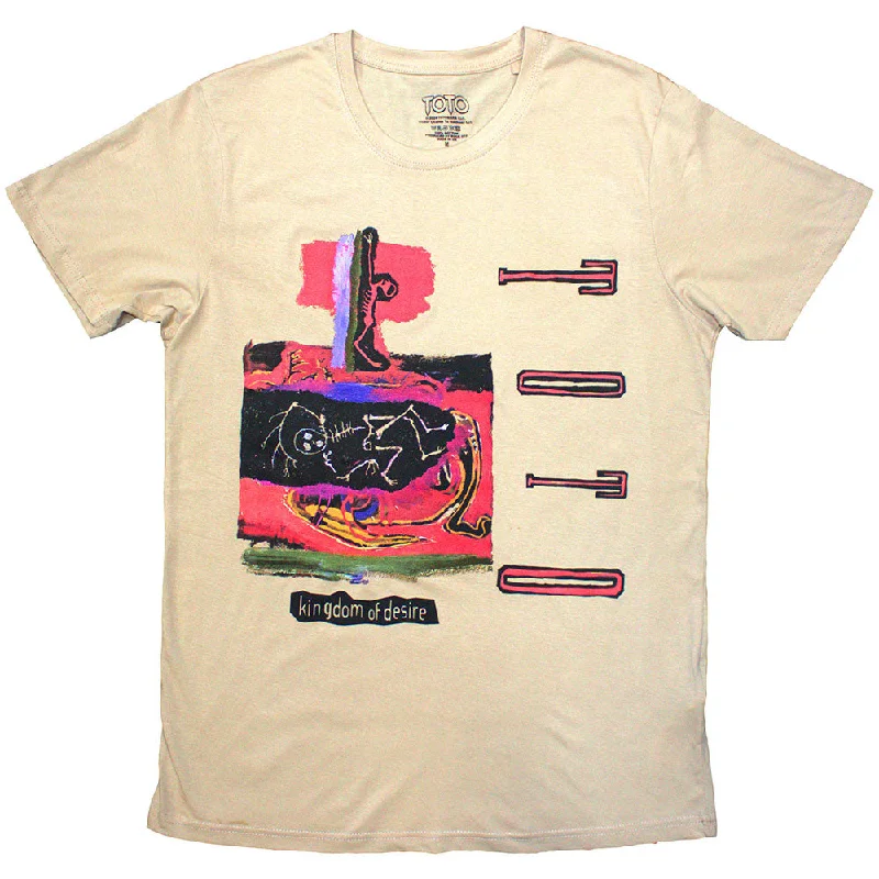 TOTO | Official Band T-Shirt | Kingdom of Desire Zippered Front Buttoned Front Snap Front TOTO | Official Band T-Shirt | Kingdom of Desire Zippered Front Buttoned Front Snap Front