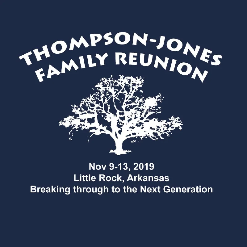 Huge Tree Family Reunion T-Shirt Design R1-7 Terry Blend Velvet Blend Canvas Blend