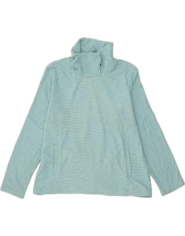 MOUNTAIN WAREHOUSE Womens Roll Neck Fleece Jumper UK 18 XL Turquoise Jersey Fabric Tulle Fabric Batik Fabric MOUNTAIN WAREHOUSE Womens Roll Neck Fleece Jumper UK 18 XL Turquoise Jersey Fabric Tulle Fabric Batik Fabric