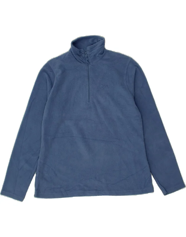 MOUNTAIN WAREHOUSE Womens Zip Neck Fleece Jumper UK 12 Medium Blue Rayon Fabric Velvet Fabric Corduroy Fabric MOUNTAIN WAREHOUSE Womens Zip Neck Fleece Jumper UK 12 Medium Blue Rayon Fabric Velvet Fabric Corduroy Fabric