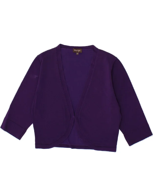 PHASE EIGHT Womens Bolero Jumper UK 10 Small Purple Nylon Beaded Sweater Sequined Faux Fur PHASE EIGHT Womens Bolero Jumper UK 10 Small Purple Nylon Beaded Sweater Sequined Faux Fur