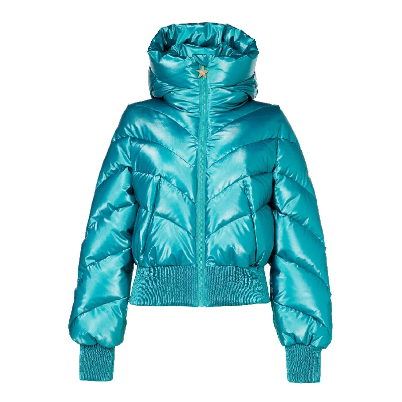 Caro Ski Jacket Front Pockets Side Pockets Patch Pockets