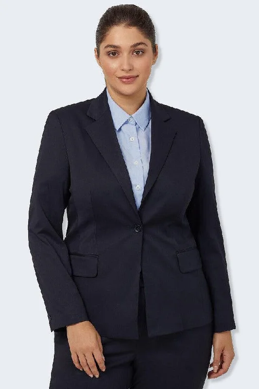 CAT16J NNT Women's Mid-Length Jacket Denim Fabric Leather Fabric Suede Fabric