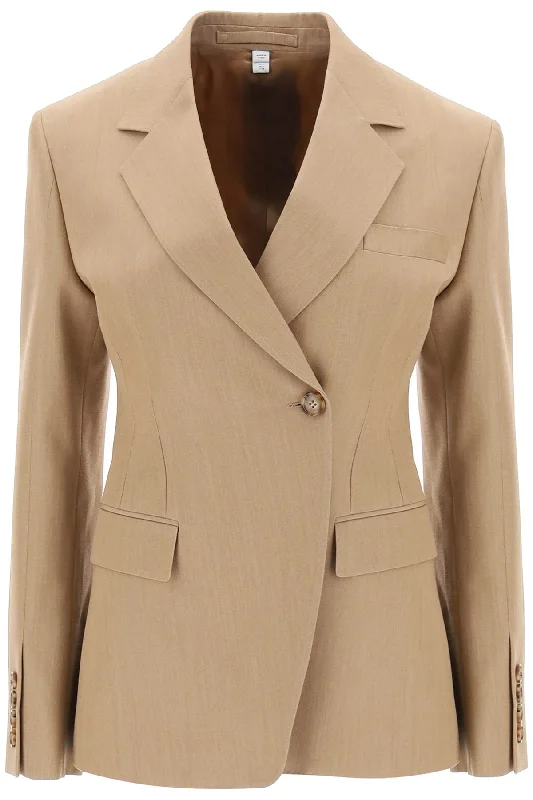 Claudete Double-breasted Jacket Rayon Fabric Velvet Fabric Corduroy Fabric