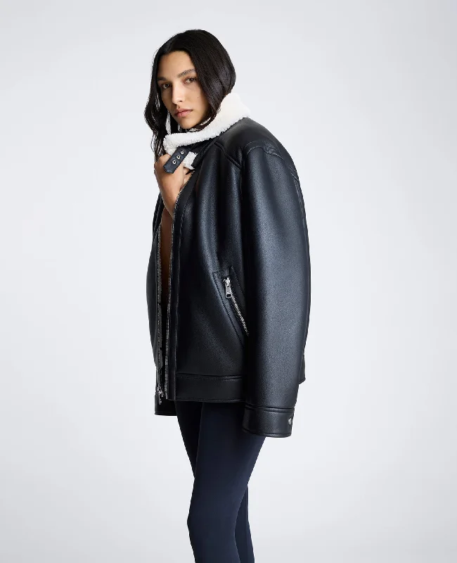 Faux Shearling Moto Jacket Chenille Jacket Brocade Jacket Lace Jacket