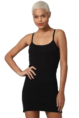 FOREVER 21 women's Cotton Classic Mini Dress (596573_Black Comfortable Smocked Mini Dress FOREVER 21 women's Cotton Classic Mini Dress (596573_Black Comfortable Smocked Mini Dress