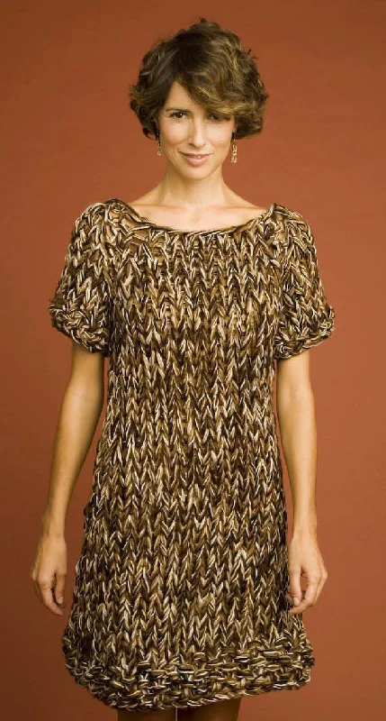 Speed Stix Mini Dress Pattern (Knit) Fashionable Button-Front Mini Dress