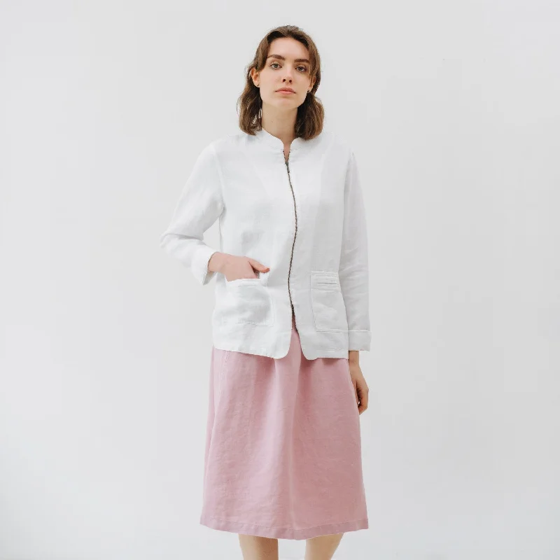 LIMITED EDITION Optical White Linen Twill Cherry Tree Jacket Wool Jacket Cashmere Jacket Tweed Jacket LIMITED EDITION Optical White Linen Twill Cherry Tree Jacket Wool Jacket Cashmere Jacket Tweed Jacket