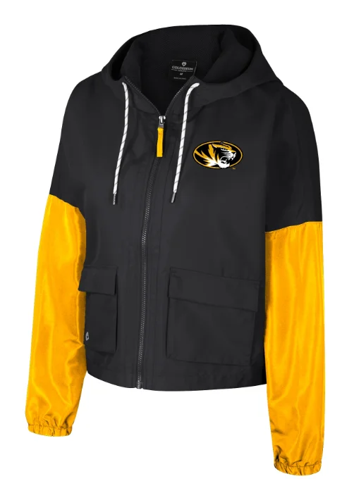 Mizzou Tigers Colosseum Juniors Rafi Tiger Head Full Zip Black and Gold Jacket Striped Jacket Polka Dot Jacket Floral Jacket Mizzou Tigers Colosseum Juniors Rafi Tiger Head Full Zip Black and Gold Jacket Striped Jacket Polka Dot Jacket Floral Jacket