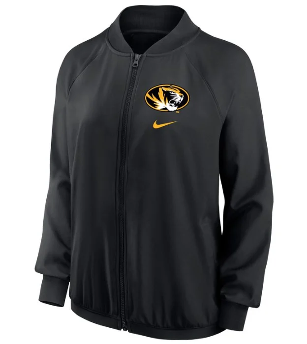 Mizzou Tigers Nike® 2024 Juniors Full Zip Oval Tiger Head Black Jacket Cotton Jacket Linen Jacket Terry Jacket Mizzou Tigers Nike® 2024 Juniors Full Zip Oval Tiger Head Black Jacket Cotton Jacket Linen Jacket Terry Jacket