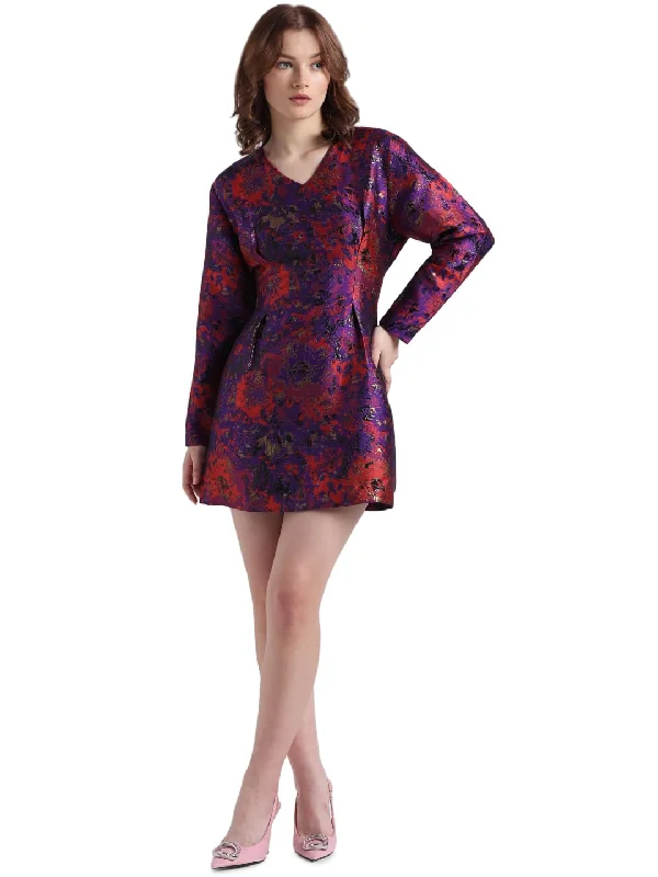 ONLY Women's Polyester A-Line Mini Dress (15320674-Purple Magic_Purple Cozy Wraparound Mini Dress ONLY Women's Polyester A-Line Mini Dress (15320674-Purple Magic_Purple Cozy Wraparound Mini Dress