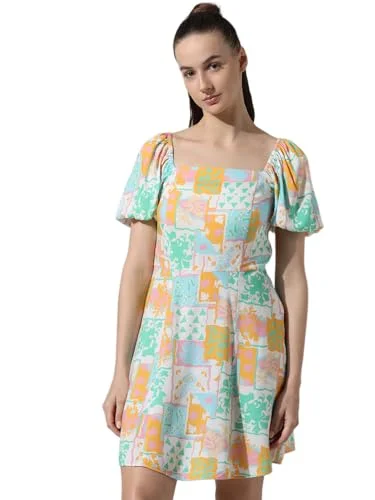 ONLY Women's Viscose A-Line Mini Dress (15339926-Cloud Dancer_Cloud Chic Sleeveless Mini Dress ONLY Women's Viscose A-Line Mini Dress (15339926-Cloud Dancer_Cloud Chic Sleeveless Mini Dress
