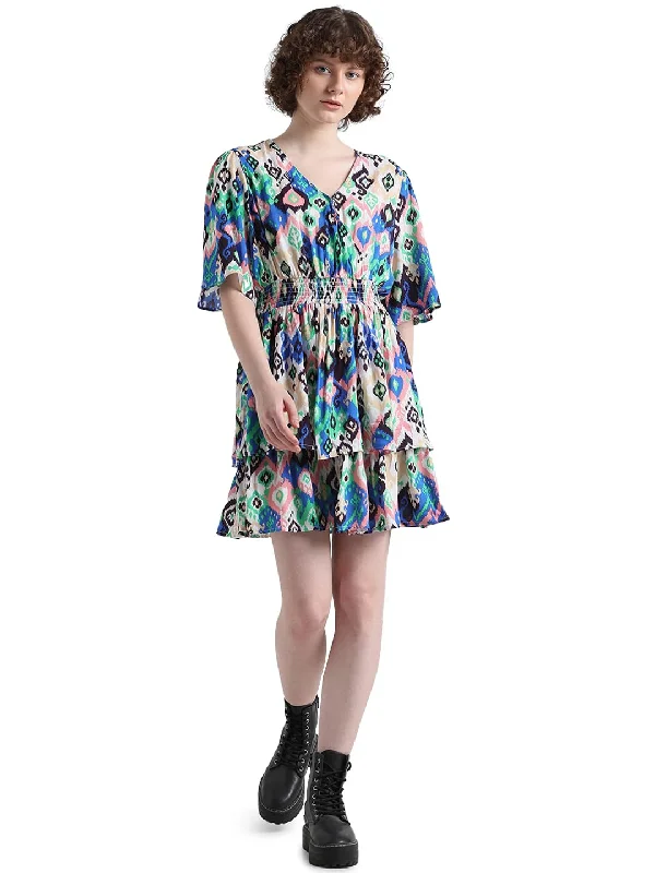 ONLY Women's Viscose Empire Waist Mini Dress (15326228-Warm Sand_Warm Stylish Summer Mini Dress ONLY Women's Viscose Empire Waist Mini Dress (15326228-Warm Sand_Warm Stylish Summer Mini Dress