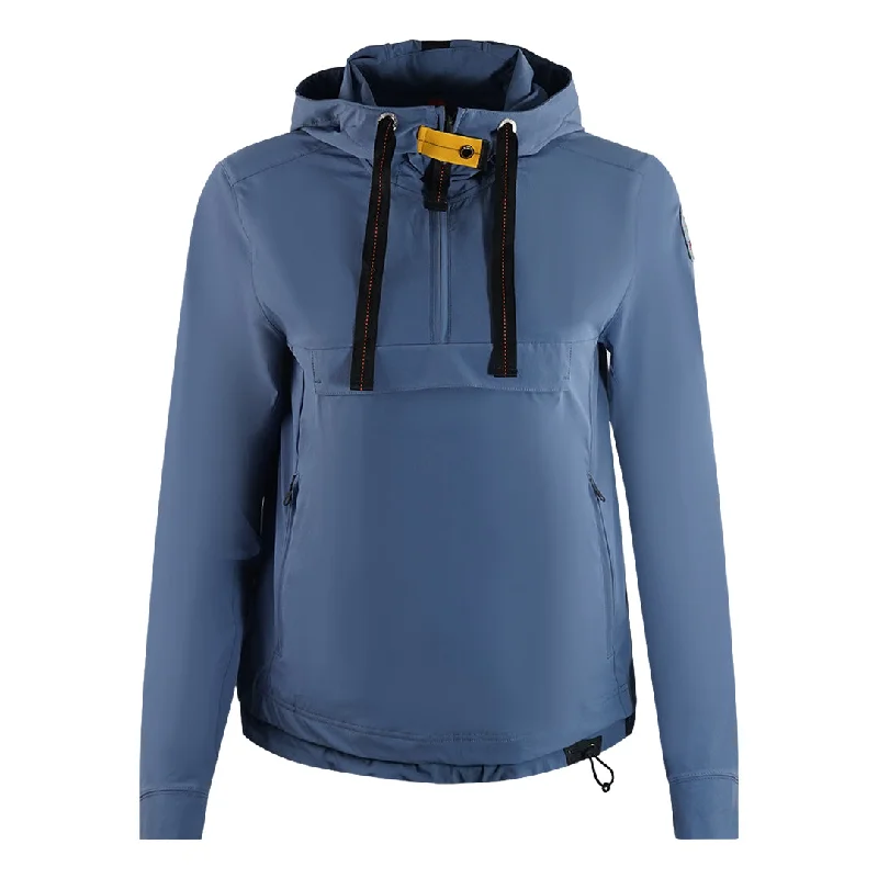 Parajumpers Hotaru Velvet Morning Blue Pull Over Thin Jacket Hooded Jacket Caped Jacket Shawl Collar Jacket Parajumpers Hotaru Velvet Morning Blue Pull Over Thin Jacket Hooded Jacket Caped Jacket Shawl Collar Jacket